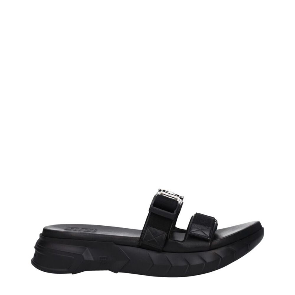 Givenchy Black Fabric Men's Slippers